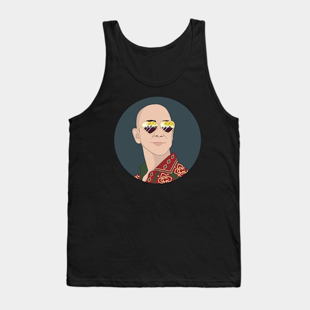 Jeff Bezos - Crazy disco party Tank Top by valentinahramov